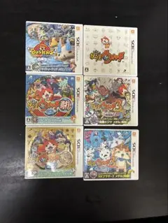 妖怪ウォッチ ニンテンドー3DS ソフト 7本セット まとめ売り カセット