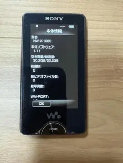 SONY ウォークマン NW-X1060 本体