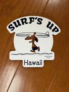 スヌーピー Surf’s Up ステッカー　ハワイ限定
