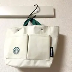 スターバックス ミニバッグ クリーム色