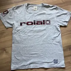roial Tシャツ　グレー　ロゴT