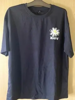 【美品】SHEIN M ブラック Tシャツ 人気の花プリント