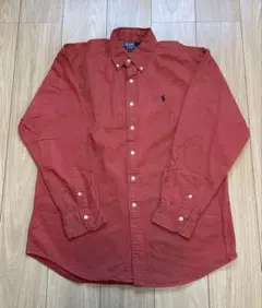 POLO Ralph Lauren 赤 ボタンダウンシャツ Mサイズ