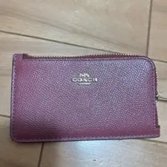 【値下げしました！】COACH バーガンディ コインケース