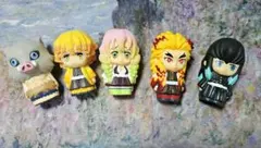 鬼滅の刃 指人形ソフビ まとめ売り