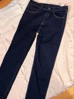 無印良品　 140サイズ ダークブルーデニム長ズボン