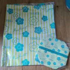 Mary Quant トートバッグ 　ポーチ花柄セット