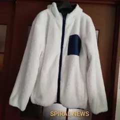 SPIRAL NEWS　モコモコパーカー