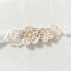 37 髪飾り　ベビー　ヘアバンド　初節句　お食い初め100日祝いひな祭りベビー袴