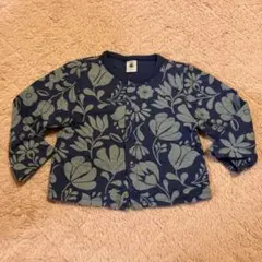 PETIT BATEAU 花柄カーディガン 36m/95cm