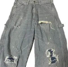 【売り切り】 LEEペインターパンツ ダメージ加工 LM1388