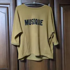CTUME 五分袖Tシャツ マスタード