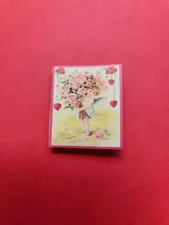 *⃝̣◌⑅⃝◍♡ミニチュア絵本・バレンタイン (赤⑪-7)◌*⃝̥◍♡