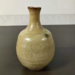 作家もの 黄瀬戸 壺 花器 茶道 徳利 ２点 共布 共箱 作家もの 黄瀬戸 壺 花器 茶道 徳利 2点 共布 共箱