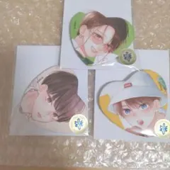 ★*様 お姉ちゃんの翠くん　ハート缶バッジ3個セット　くじメイト　雪代翠　水川菖