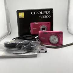 実写美⭕️美品【動作確認済み】Nikon COOLPIX S3300 ピンク Amazon | Nikon デジタルカメラ COOLPIX (クールピクス) S3300