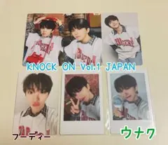KNOCK ON JAPAN 公式グッズ　ウナク　トレカ　チェキ　６枚セット