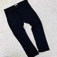 レディースカジュアルパンツ【L】ワークパンツ/ジーンズ/黒