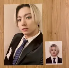 BTS アーミーメンバーシップキット　ジョングク　トレカとIDフォト