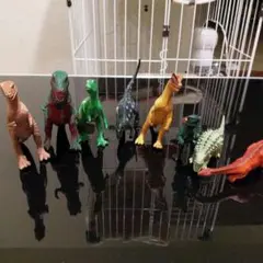 恐竜フィギュア 6体&動物色々セット