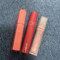 ロムアンド AMUSE リップティント 3本まとめ売り