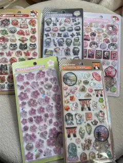 和柄ボンボンドロップシール 5枚 まとめ売り 正規品