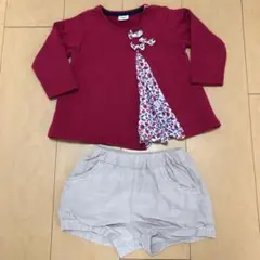 simple free  トップス 90    BeBe ズボン 90