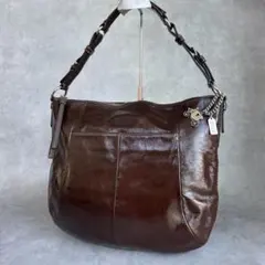 COACH Hobo Patent One Shoulder Bag