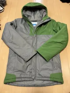 Columbia フード付きアウター Mサイズ グレー/グリーン