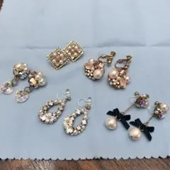 ハンドメイド作家さんのイヤリングセット 5ペア