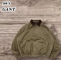 90s GANT ドリズラージャケット　ポルトガル製　コットンツイル　襟コーズのサムネイル