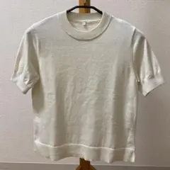 coca トップス 半袖ニット サマーニット アイボリー Mサイズ
