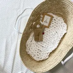 【ぴぴまま様専用】チャンキーニットクッション　ホワイト