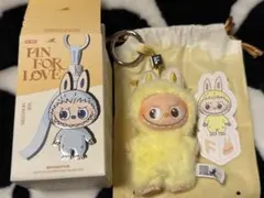 LABUBU ミニラブブ PIN FOR LOVE イニシャル【F】