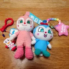 【ak様】ドキン コキン 食パンマン キーホルダー3点セット アンパンマンM