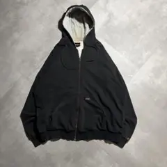 90s - Dickies ディッキーズ　パーカー　ダブルフェイス　ブラック　黒