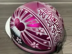 コルク半 カスタム 富士日章 三つボタン ブラックピンクゴールド ラメ