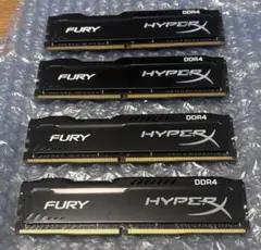 kingstone HyperX FURY DDR4 メモリー 16GB 4枚