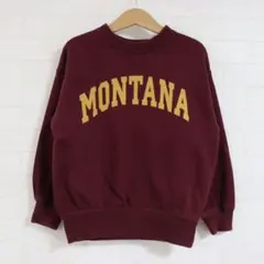 Ocean&Ground カレッジロゴビッグスウェット/ワインレッド