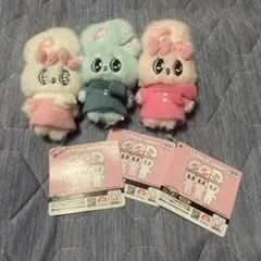 エスターバニー ホリデーマフラーマスコット 3点セット