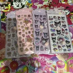 メロクロサンリオぷにぷにシール４枚
