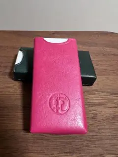 本革フリスク入れ　ピンク