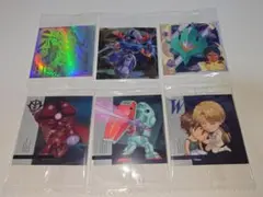 ガンダムウエハースシール　５thユニコーンSECパーフェクトジオング他　計６枚