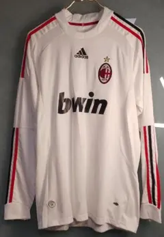 ACミラン adidas 白 長袖シャツ 背番号5