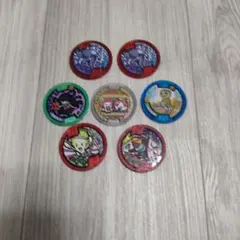 妖怪ウォッチメダル 7枚セット カラフル