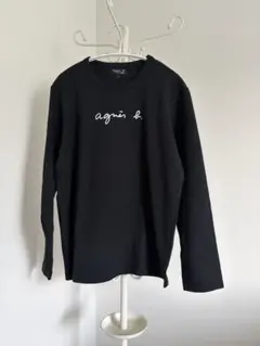 agnès b. ブラック ロングスリーブ Tシャツ サイズ