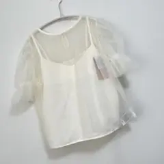リゼクシー チュール半袖ブラウス.12