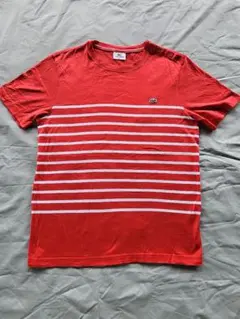 LACOSTE レッド ストライプ Tシャツ サイズ5のサムネイル