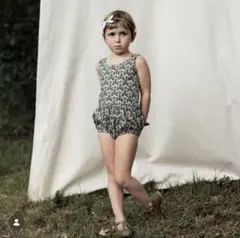 soor ploom リバティ ロンパース 3y - メルカリ