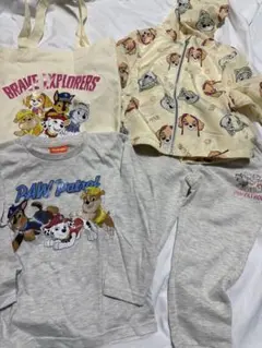 パウパトロール福袋 4点セット バッグ、ジャンパー、Tシャツ、ズボン